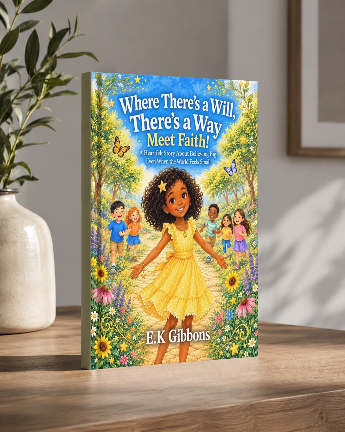 Paperback edition of Where There's a Will, There's a Way: Meet Faith!